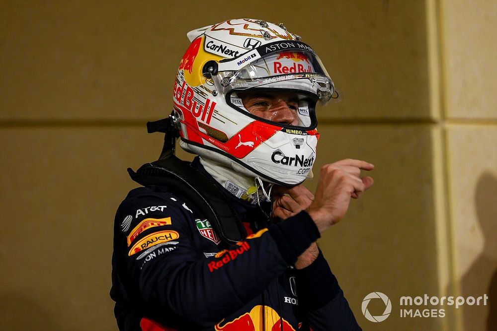 Max Verstappen, Red Bull Racing, in Parc Ferme dopo le qualifiche