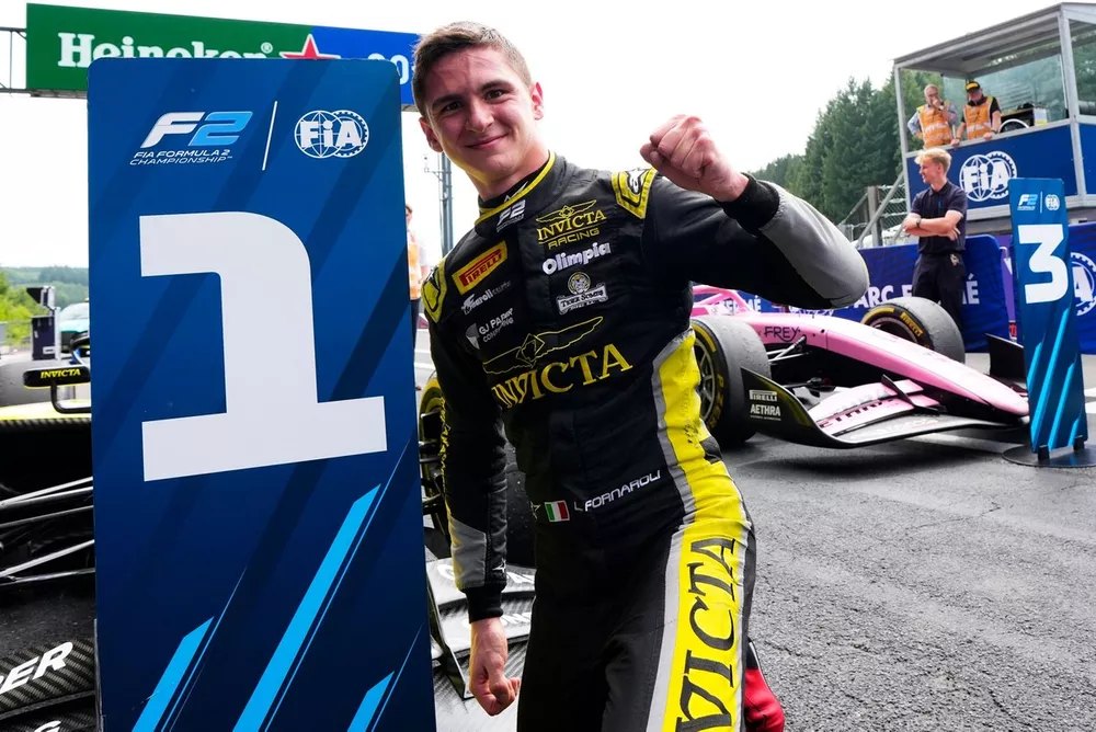 Vincitore della gara Leonardo Fornaroli, Invicta Racing