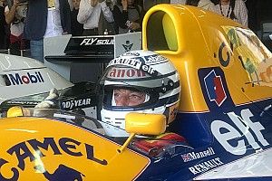 Patrese reunited with Williams FW14 for Minardi Day at Imola