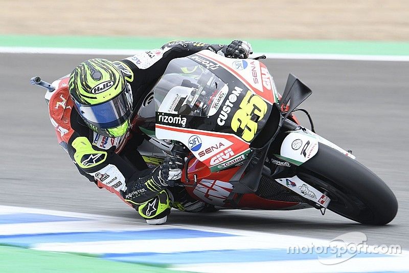 MotoGP, Test Jerez, Ore 12: Crutchlow porta la Honda in testa. Morbidelli 2°