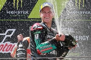 Quartararo: “Primo podio incredibile, non ho sentito nemmeno il dolore della ferita”