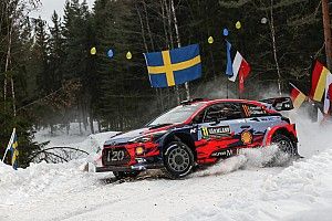 Neuville manda en el shakedown en Suecia
