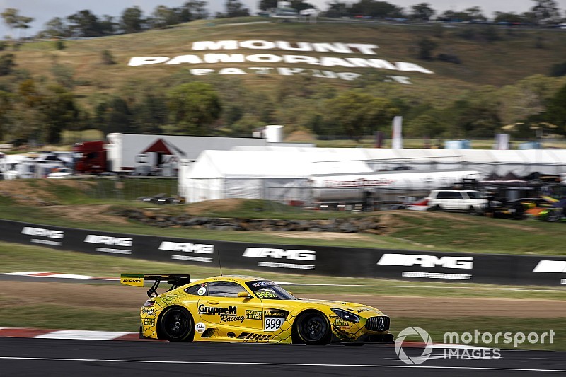 Bathurst 12 Hour: GruppeM Mercedes tops crash-marred practice