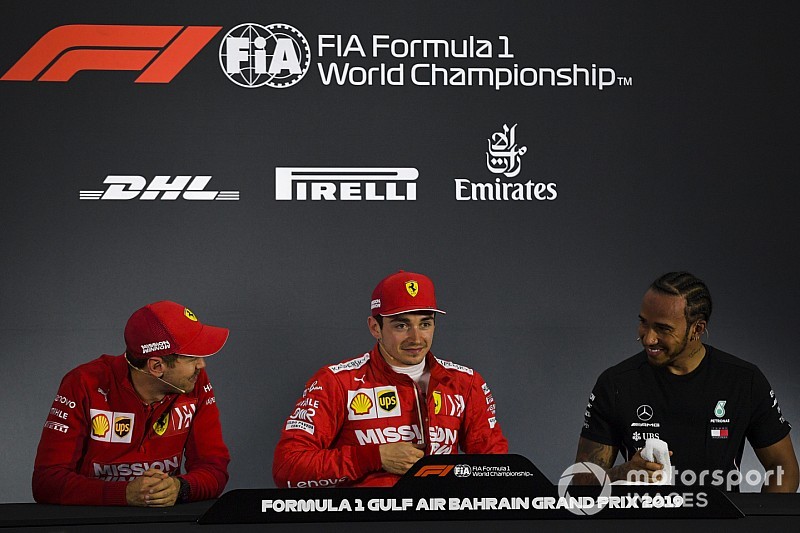 Vettel: Leclerc'le önceliğimiz diğer rakiplerin önünde kalmak