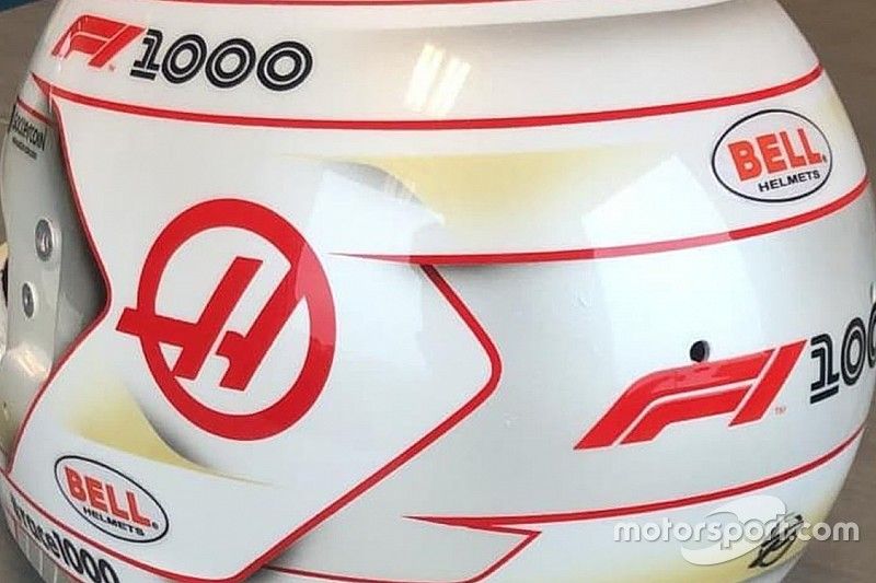 FOTOS: Grosjean usará capacete especial no GP 1000 da Fórmula 1