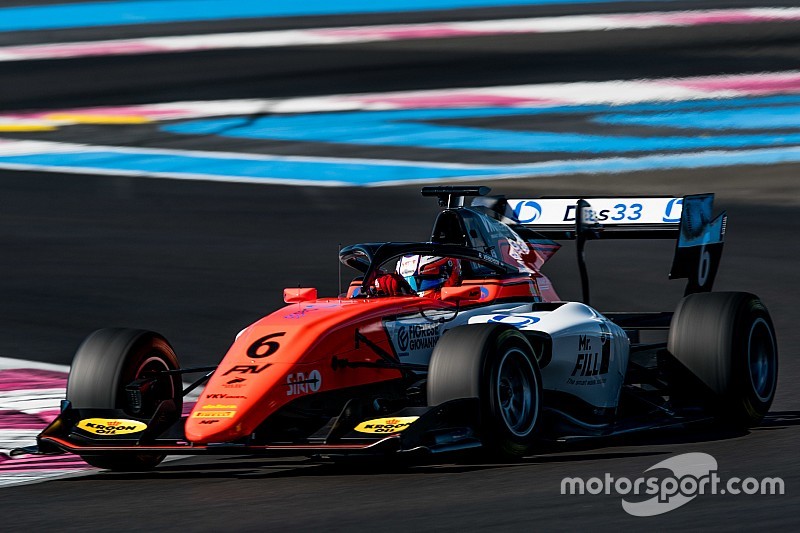 Verschoor sluit F3-test in Paul Ricard af met zesde tijd, Lundgaard P1