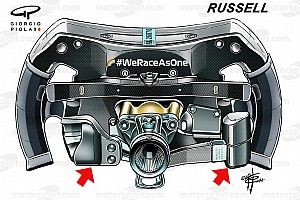 F1 Tech: Het nieuwe Mercedes-stuurwiel van George Russell