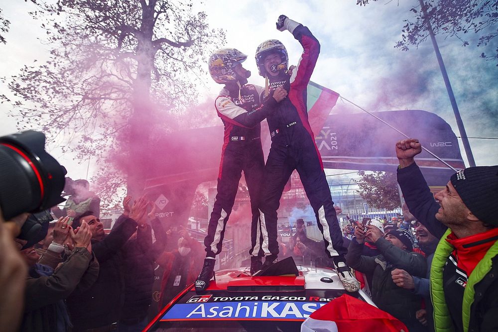 Winner and Champion Sébastien Ogier, Julien Ingrassia, Toyota Gazoo Racing WRT Toyota Yaris WRC