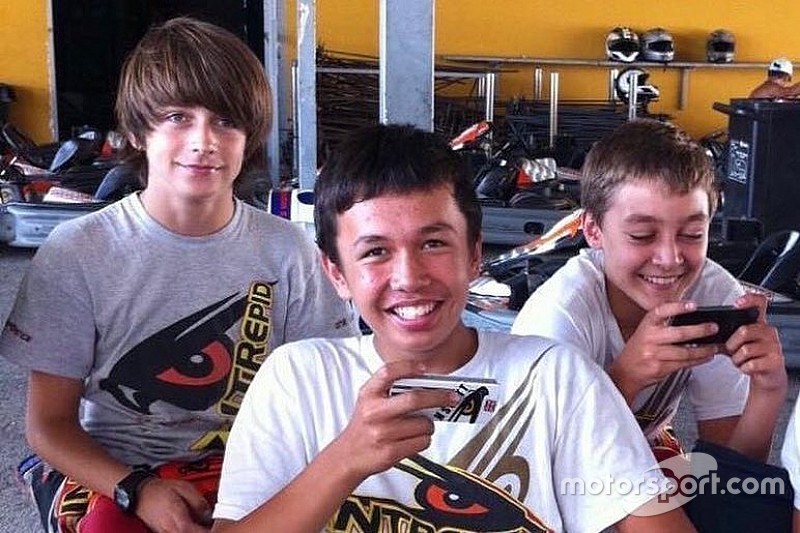 Russell relembra tempos de kart com Albon e Leclerc