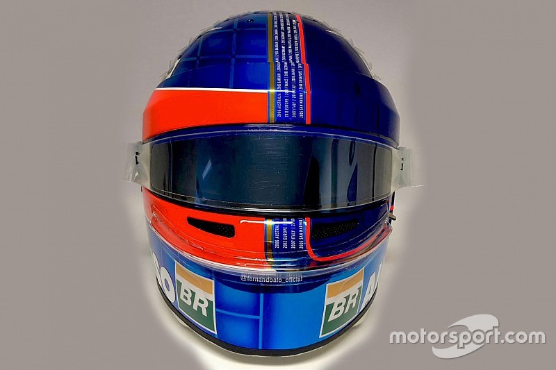 Alonso usa capacete especial em despedida da F1 em Abu Dhabi