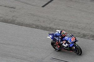Sepang MotoGP: Vinales heads Rossi in damp warm-up