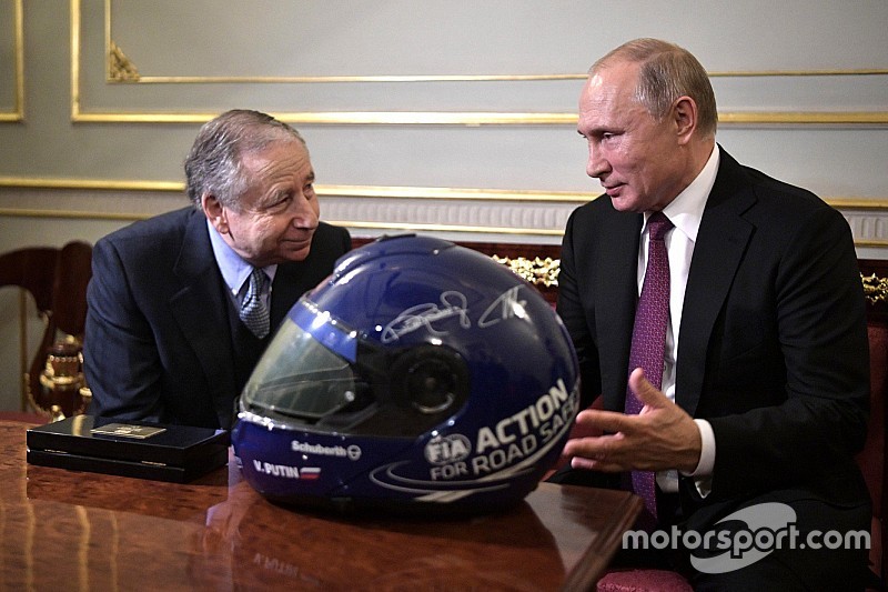 Todt spreekt met Poetin over toekomst Russische autosport