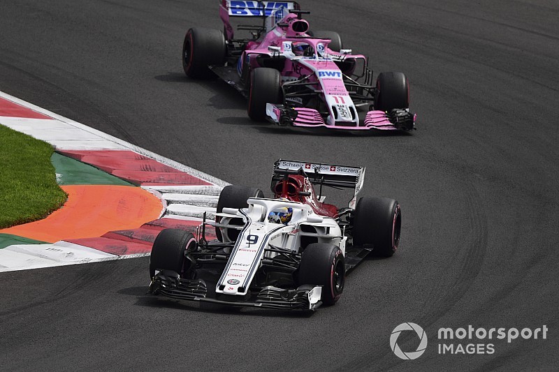 Force India: Sauber ontwikkelt zich sneller dan de topteams