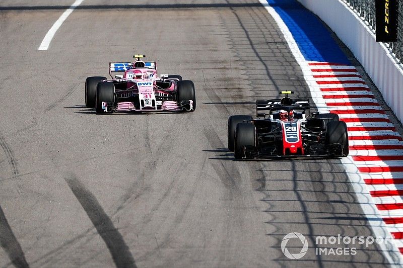 Sergio Pérez admitió que no tenía el ritmo para superar a Magnussen