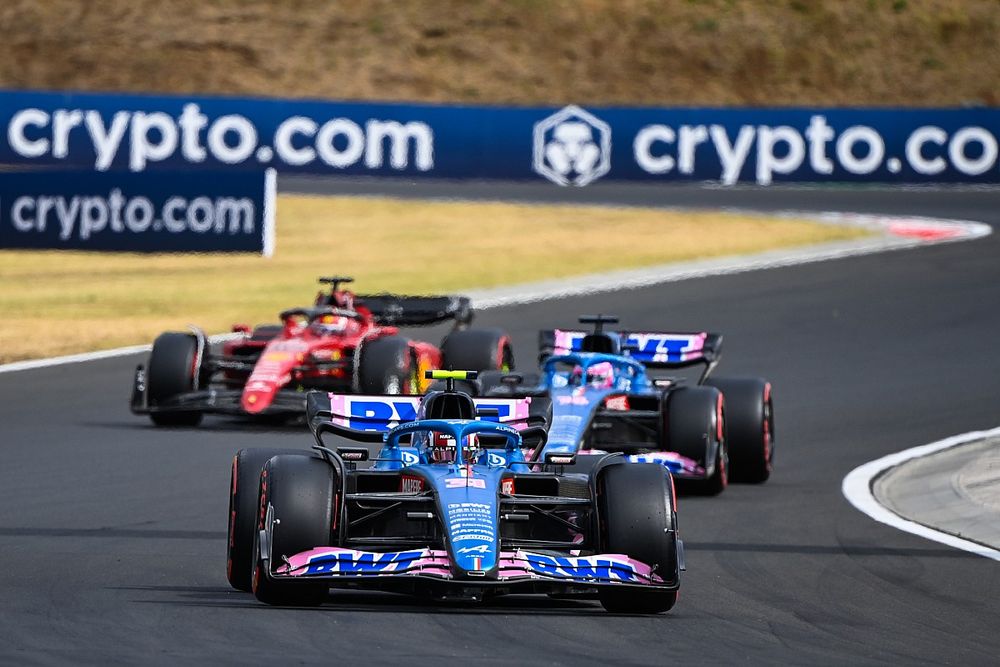 Alonso sabe dónde está el tiempo perdido con Ocon en clasificación