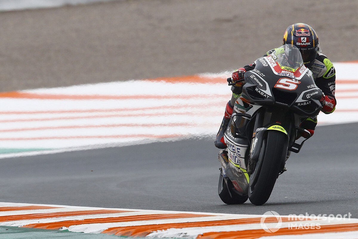 Zarco lidera el FP3 de la reaparición de Rossi en Cheste