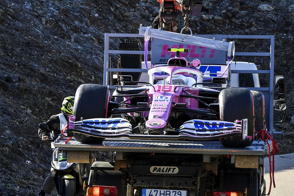 The car of Lance Stroll, Racing Point RP20