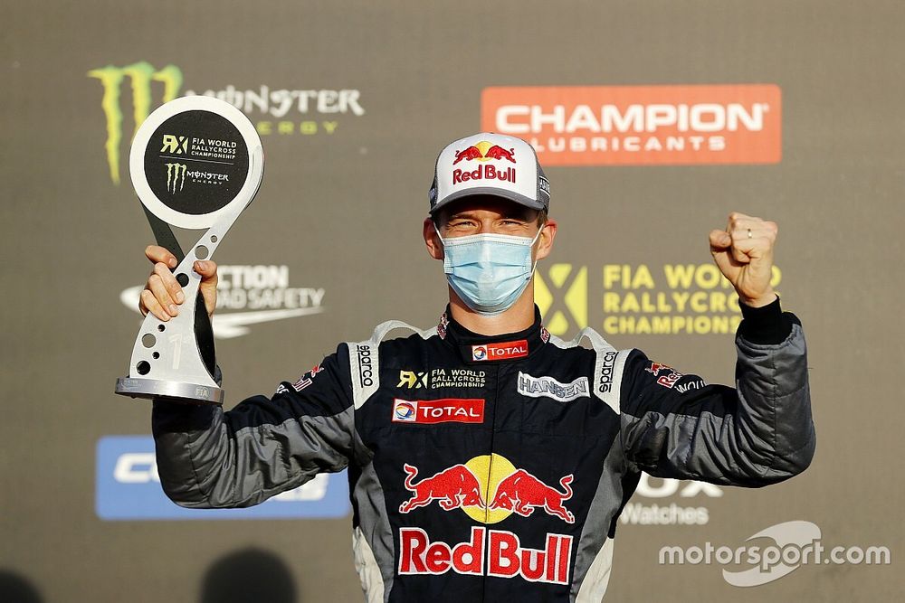 Race winner Timmy Hansen, Team Hansen