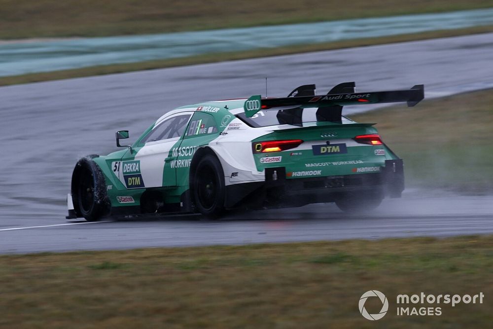DTM-Qualifying Lausitz 1: Müller holt Regen-Pole vor Rast