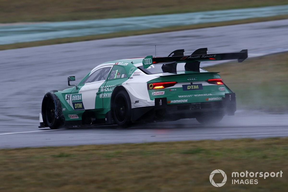 DTM-Qualifying Lausitz 1: Müller holt Regen-Pole vor Rast