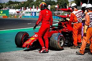 F1: Sainz lamenta batida "estranha" e Leclerc garante que Ferrari poderia colocar dois carros no Q3