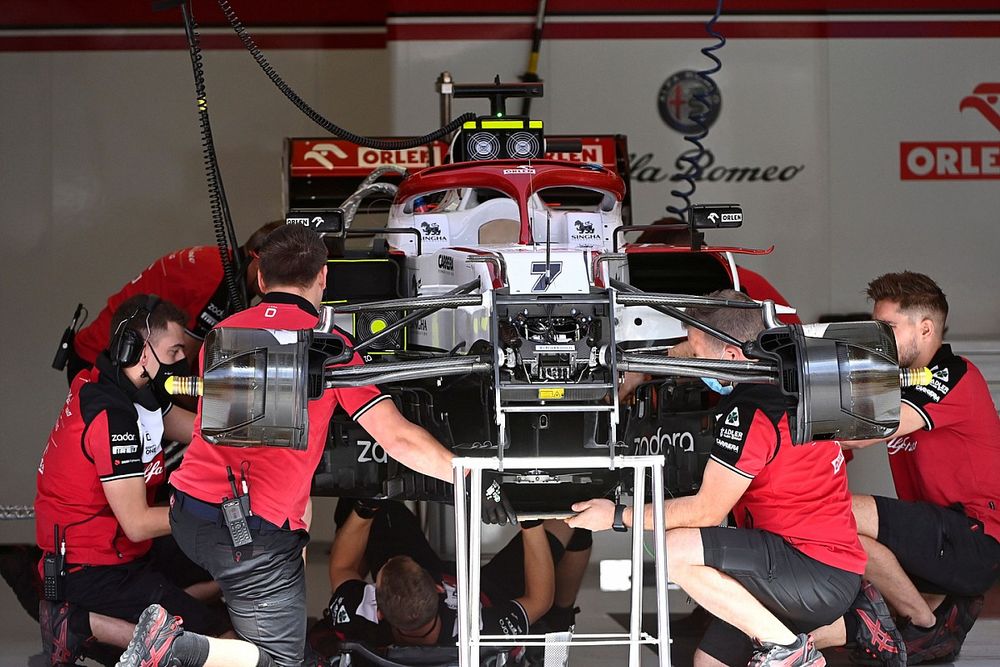 Alfa Romeo Racing C41 detail