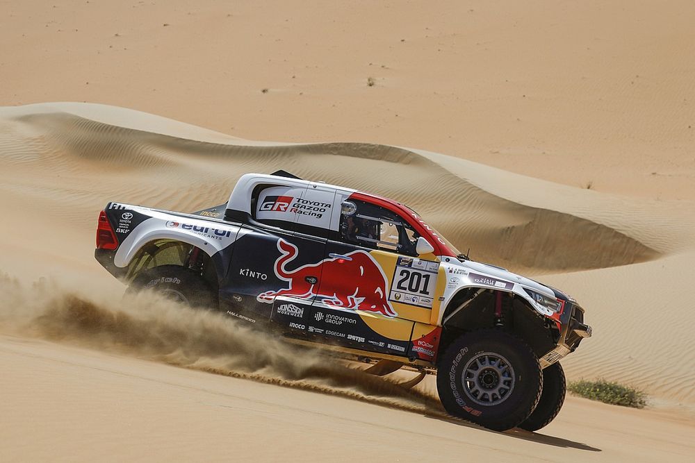 Nasser Al-Attiyah, Mathieu Baumel, Toyota Hilux