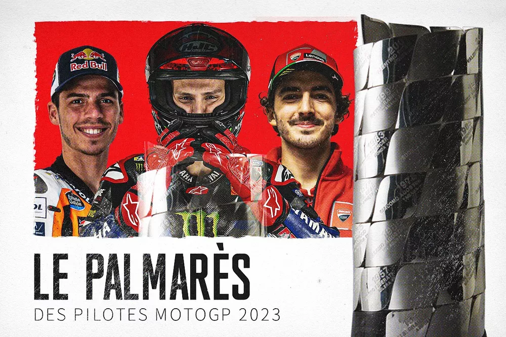 Le palmar&egrave;s des pilotes MotoGP 2023