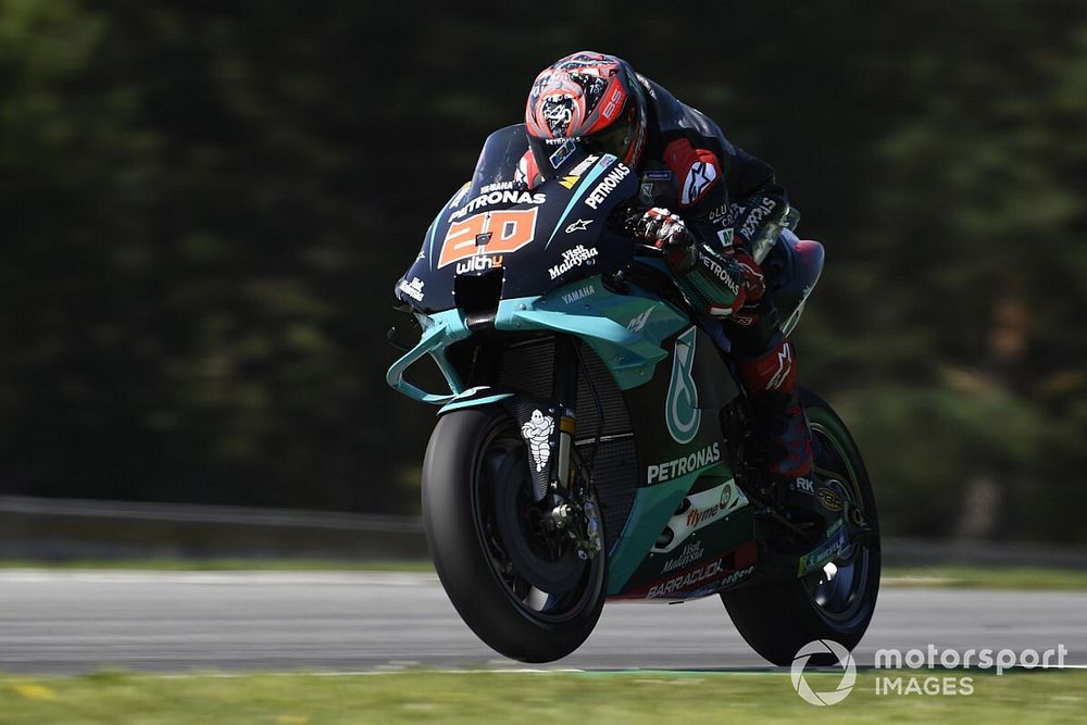 MotoGP Brünn FT2: Quartararo knapp vorn, Rossi nicht in den Top 10