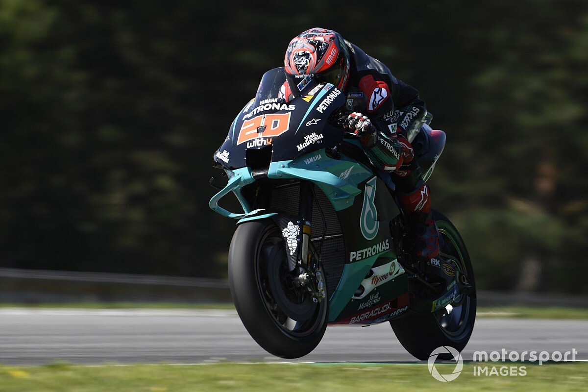 MotoGP Brünn FT2: Quartararo knapp vorn, Rossi nicht in den Top 10