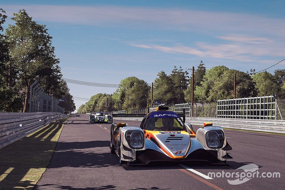 #20 Team Redline Oreca 07 LMP2: Max Verstappen, Lando Norris, Atze Kerkhof, Greger Huttu