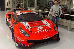 Daniele Di Amato sulla Ferrari nel GT Italiano e Open