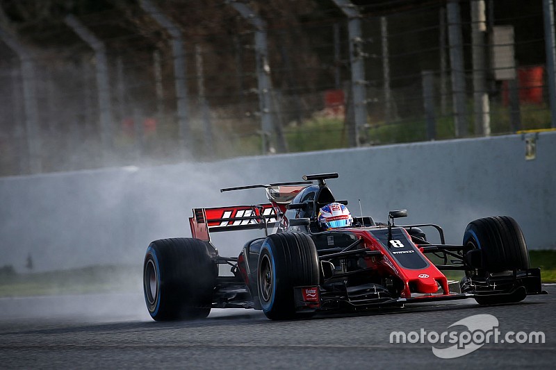 Pour Grosjean, les essais sur piste humide sont "trompeurs"