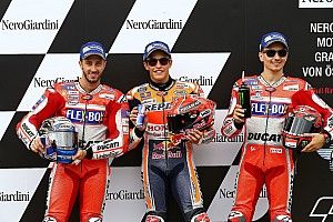 Starting grid MotoGP Austria 2017