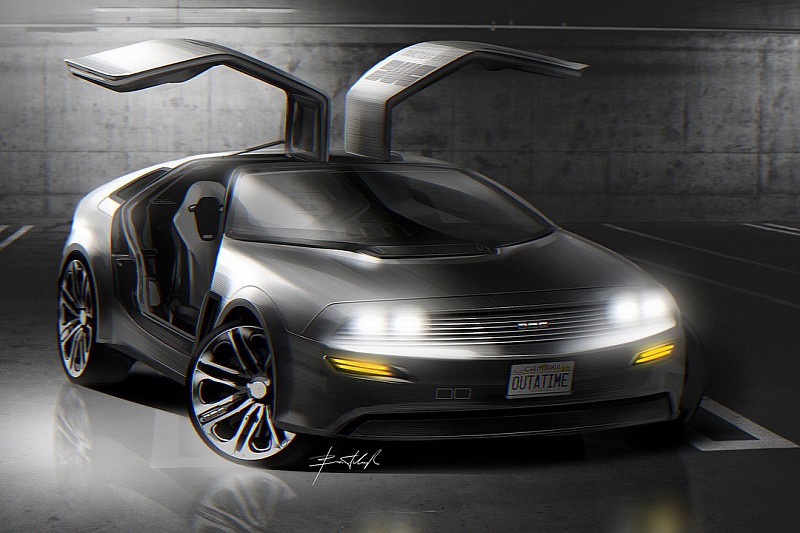 Un designer imagine la DeLorean du futur