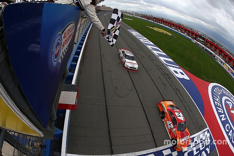 Penske-Ganassi rivalry spills over to NASCAR in California