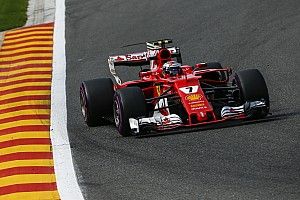 Belgian GP: Raikkonen leads Ferrari 1-2 in FP3