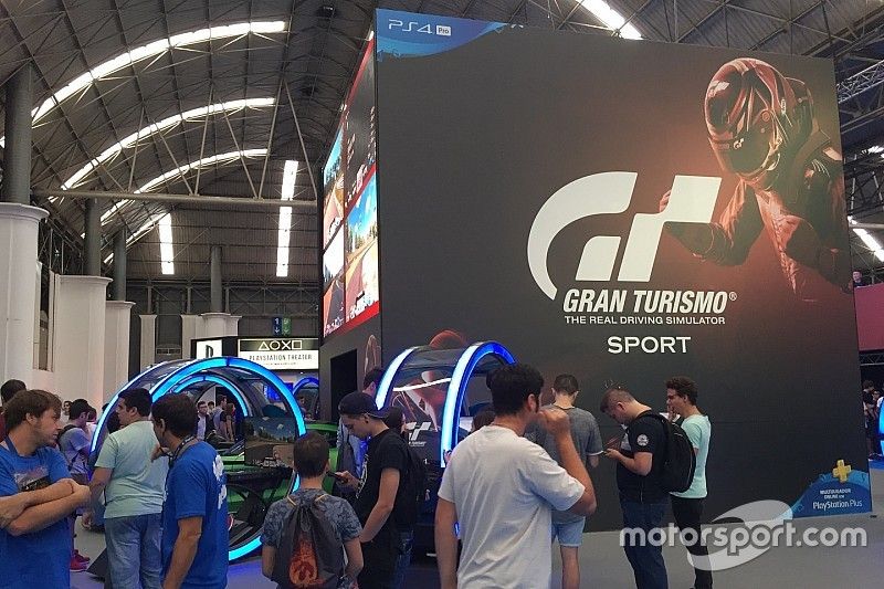 Stand de GT Sport en el Barcelona Games World