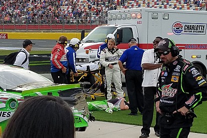 Kyle Busch's winning streak ends at Charlotte infield care center