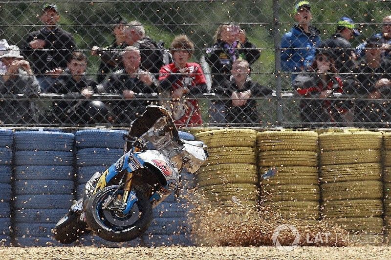 Galería: los 10 pilotos de MotoGP con más caídas de la temporada