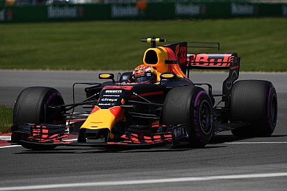 Verstappen valt liggend op tweede positie uit in GP van Canada