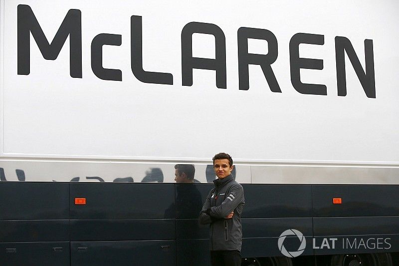 Piloto junior de  McLaren Lando Norris