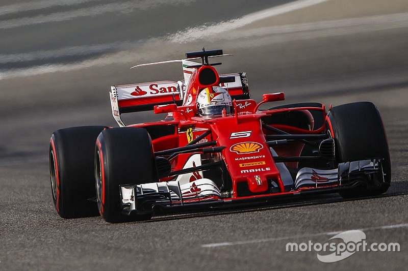 【F1】バーレーンGP決勝速報:ベッテルが逆転で優勝! アロンソはエンジントラブルも14位