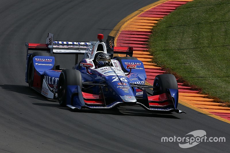 ワトキンスグレン予選:佐藤琢磨は4番手。同僚のロッシがポール獲得