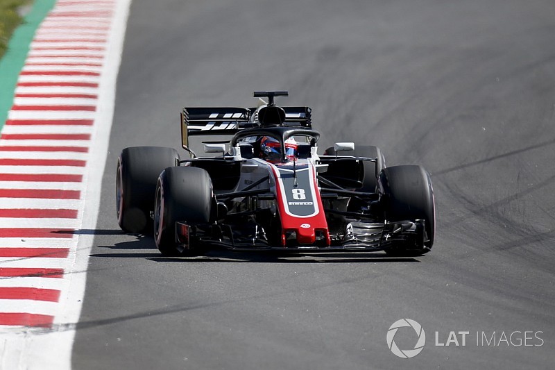 Test Barcellona, Giorno 1, Ore 13: Grosjean di un soffio su Hamilton