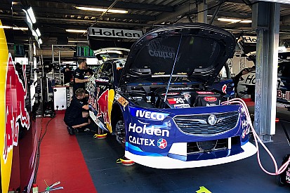 Crashed Whincup car ready after 4am repair job