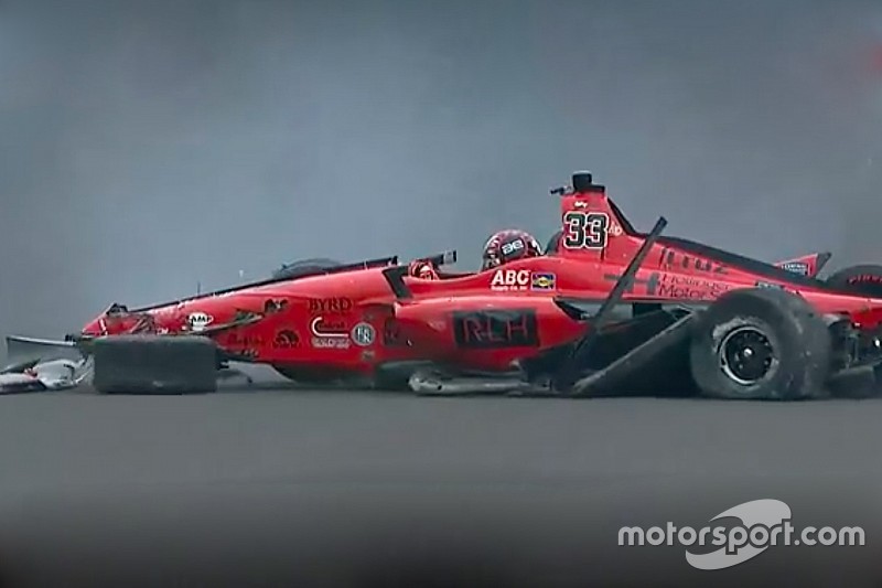 Видео: авария Джеймса Дэвисона в тренировке перед Indy 500