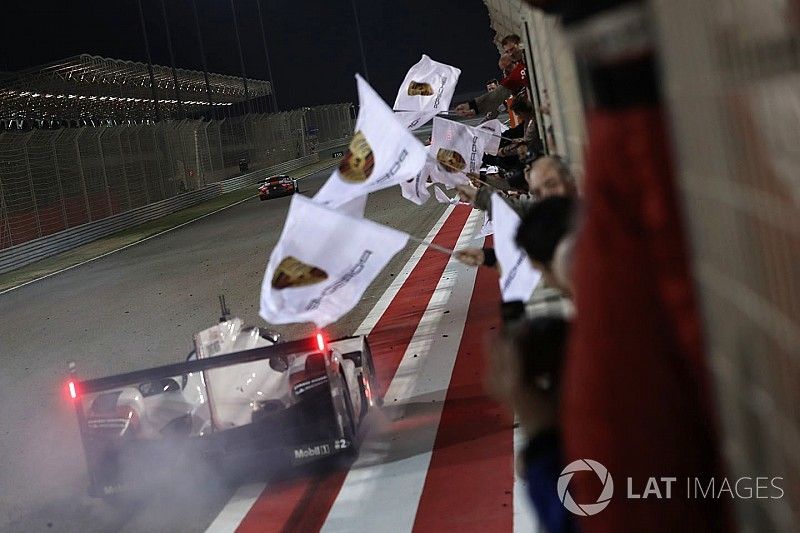 Second place #2 Porsche Team Porsche 919 Hybrid: Timo Bernhard, Earl Bamber, Brendon Hartley