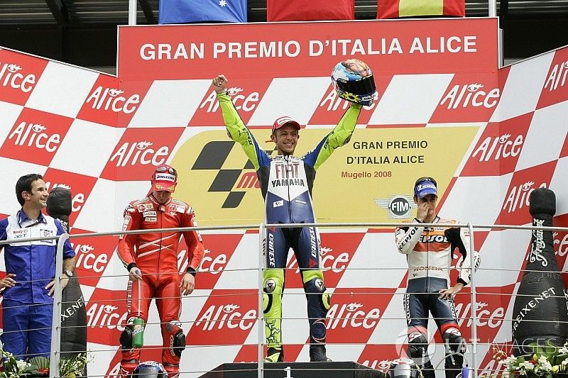 Dix ans après sa dernière victoire au Mugello, Rossi vise le podium