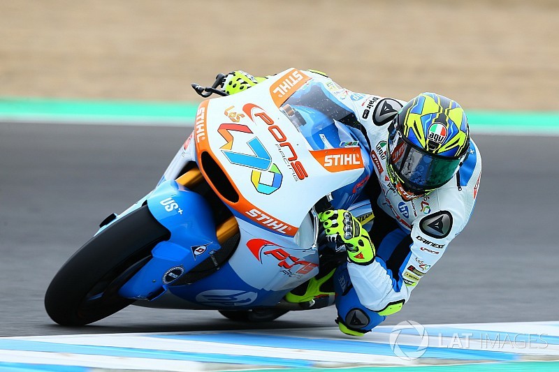 Moto2 Qatar: Baldassarri opent snel in eerste sessie, Bendsneyder P19